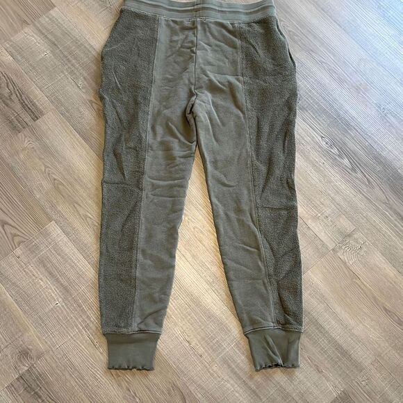 Joie Domanique Jogger Pants L Green Stretch Knit Pockets Fitness Yoga Pull-On - Picture 7 of 9